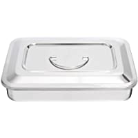 Bingpong Esterilizador de acero inoxidable Bandeja de Contenedores Estuche de Enfermería Estantería Para el instrumental…